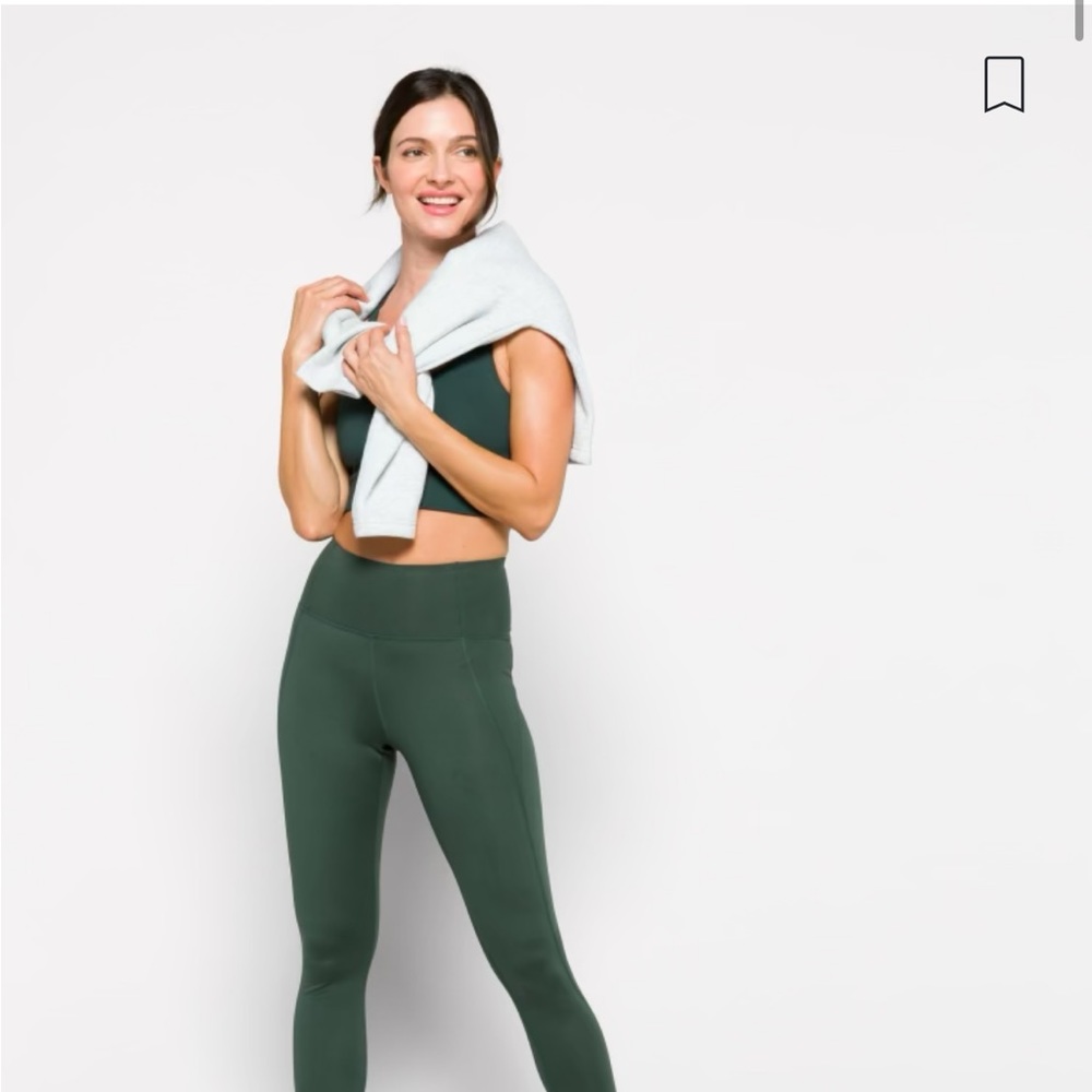 Girlfriend Collective Bellami Compressive High Rise Performance Legging - Picture 2 of 6